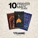 LITE SERIES PRAYER MAT BUNDLE HAJJ DEAL 10 PIECES