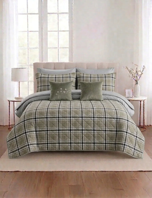 Brown Check Classic - Pure Nest 6 in 1