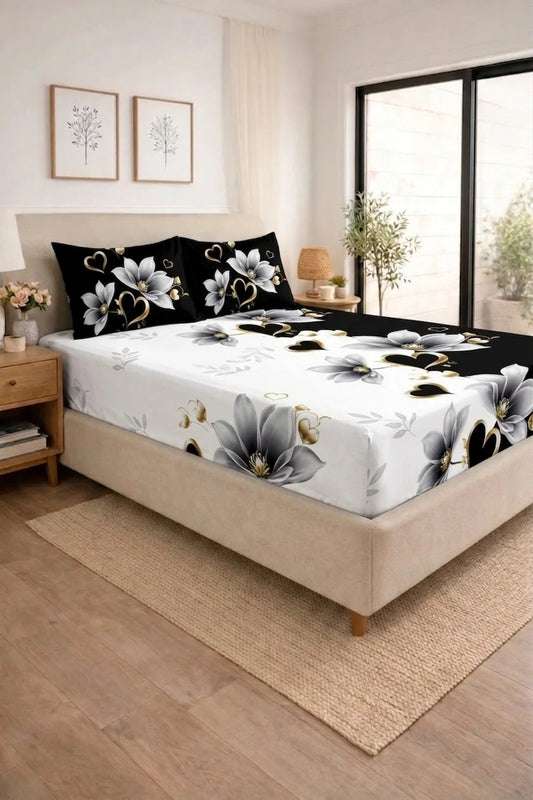 3D Misty Rain Vell - King