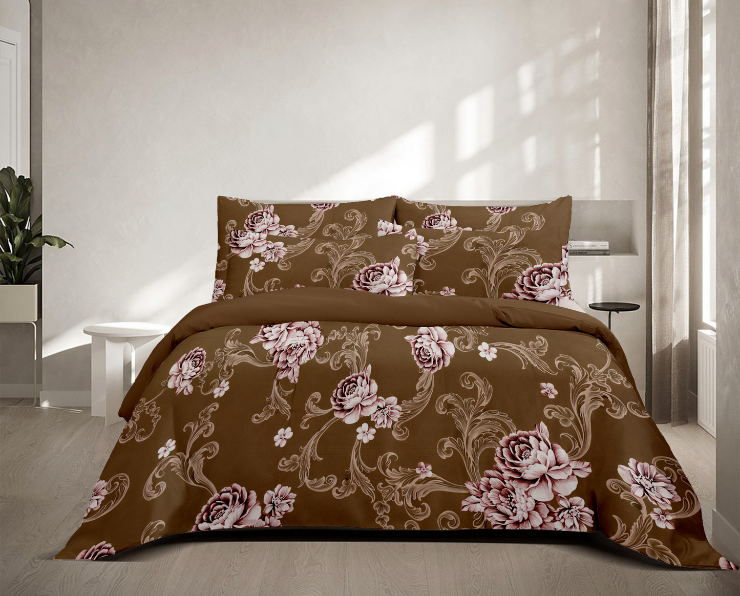 3D Heritage Blossom Beige - King