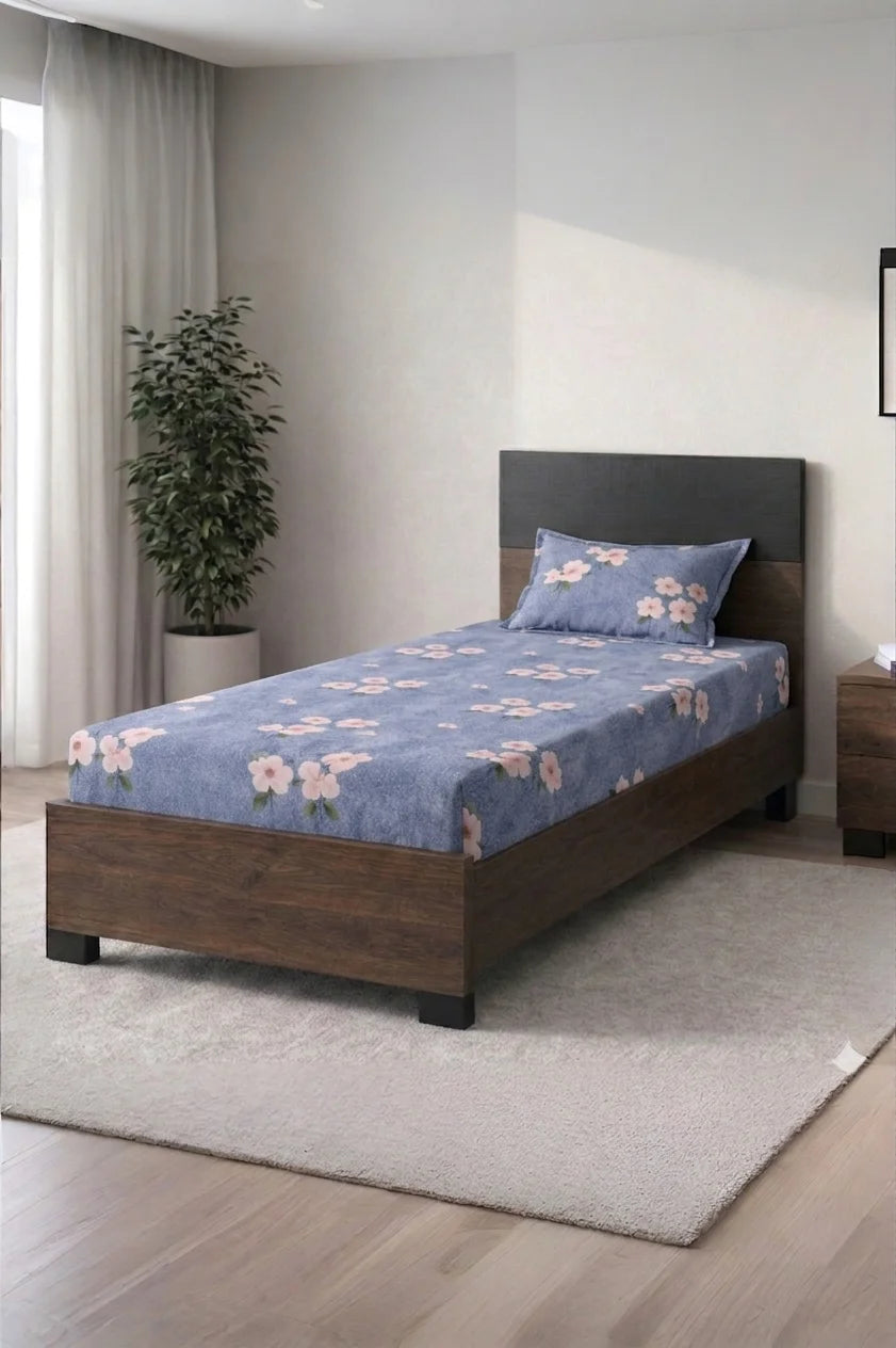3D Velvet Blue Petals - Single