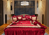 Gold Clock Designs - Red
