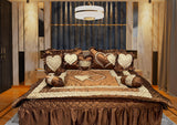Gold Clock Designs - Dark Brown
