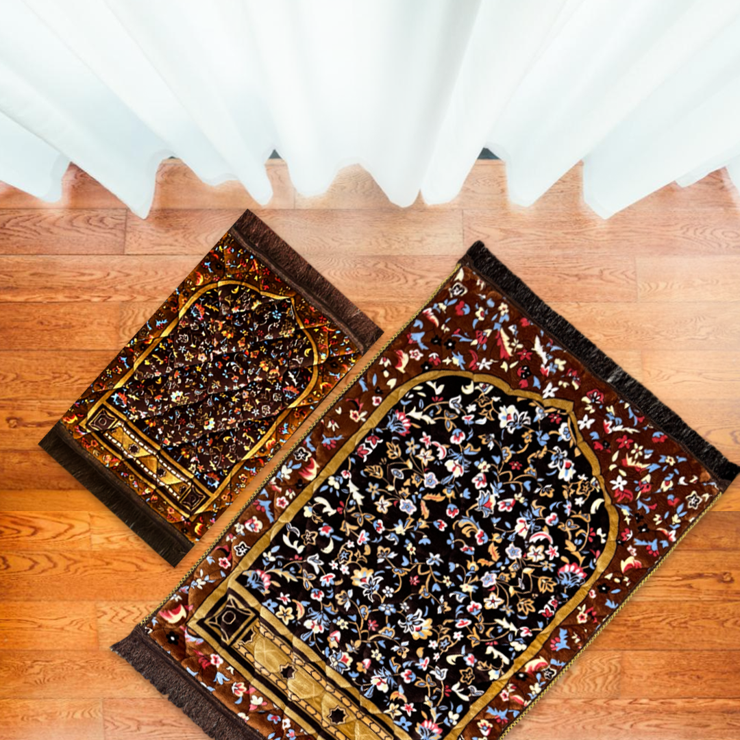 TWIN PACK | Brown Mutli Flower - 2115-M