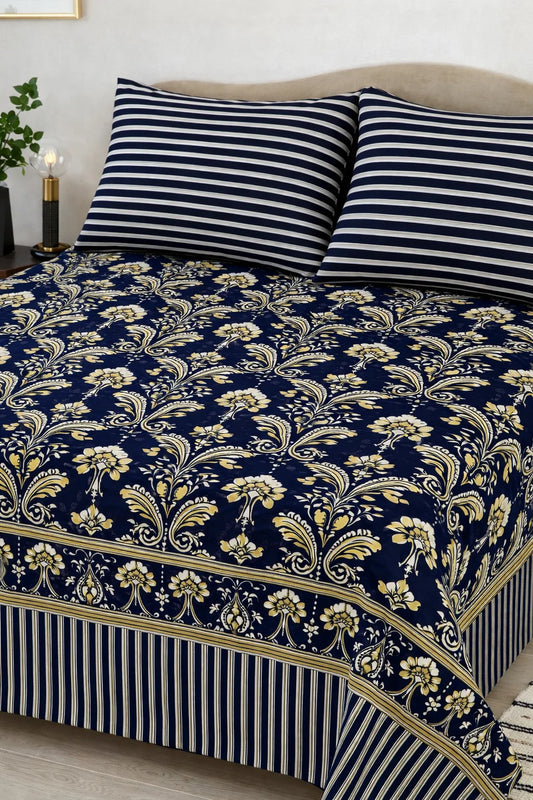 Pure Cotton Bedsheet 009 - King