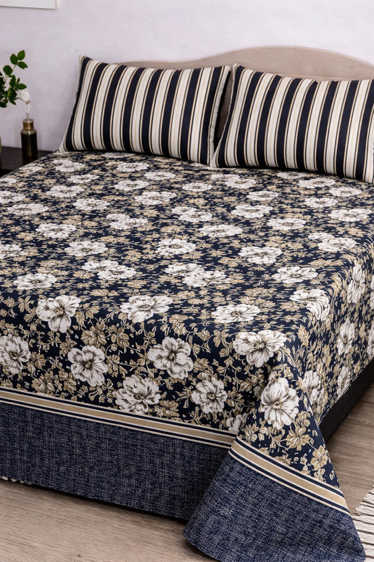 Pure Cotton Bedsheet 038 - King
