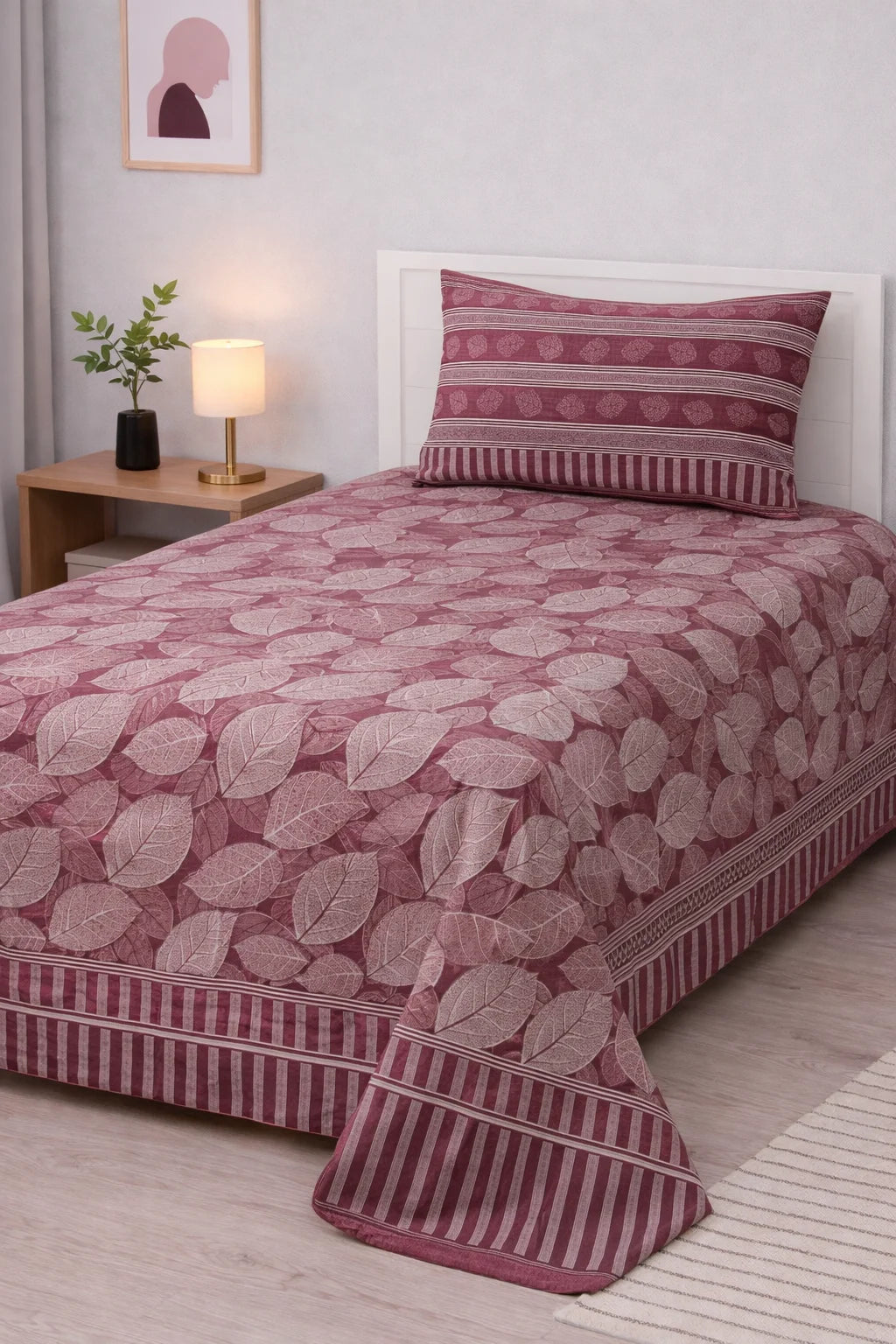 Pure Cotton Bedsheet 008 - Single
