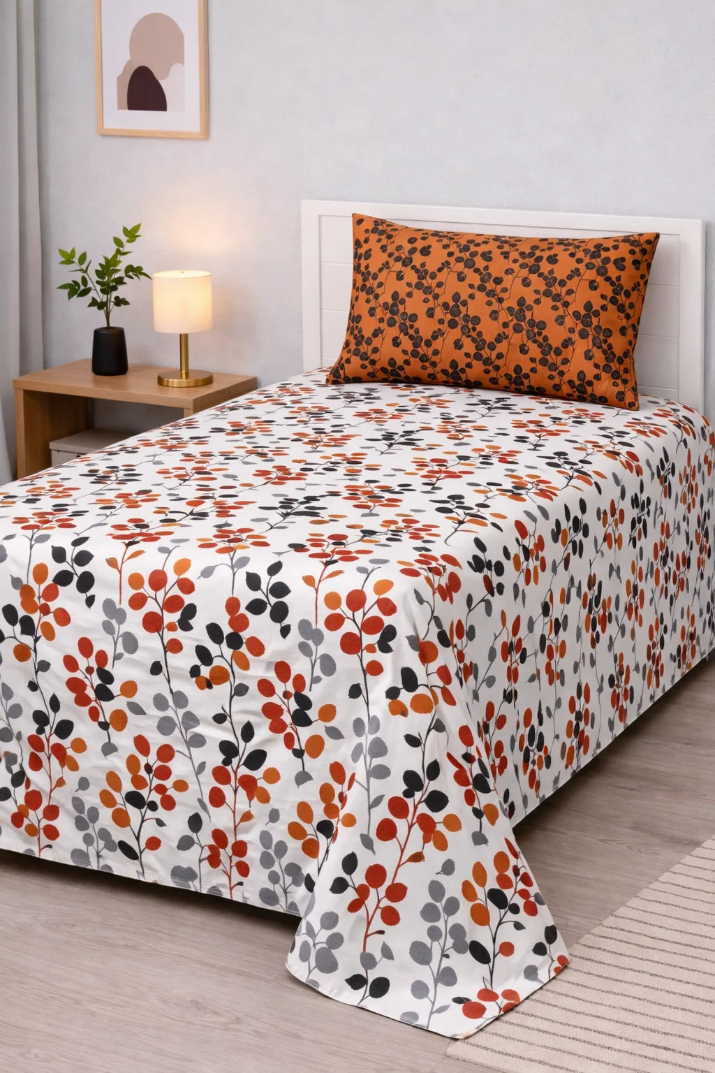 Pure Cotton Bedsheet 014 - Single