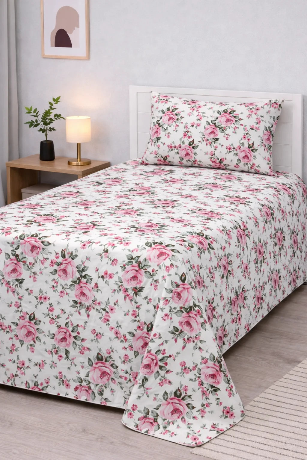 Pure Cotton Bedsheet 015 - Single