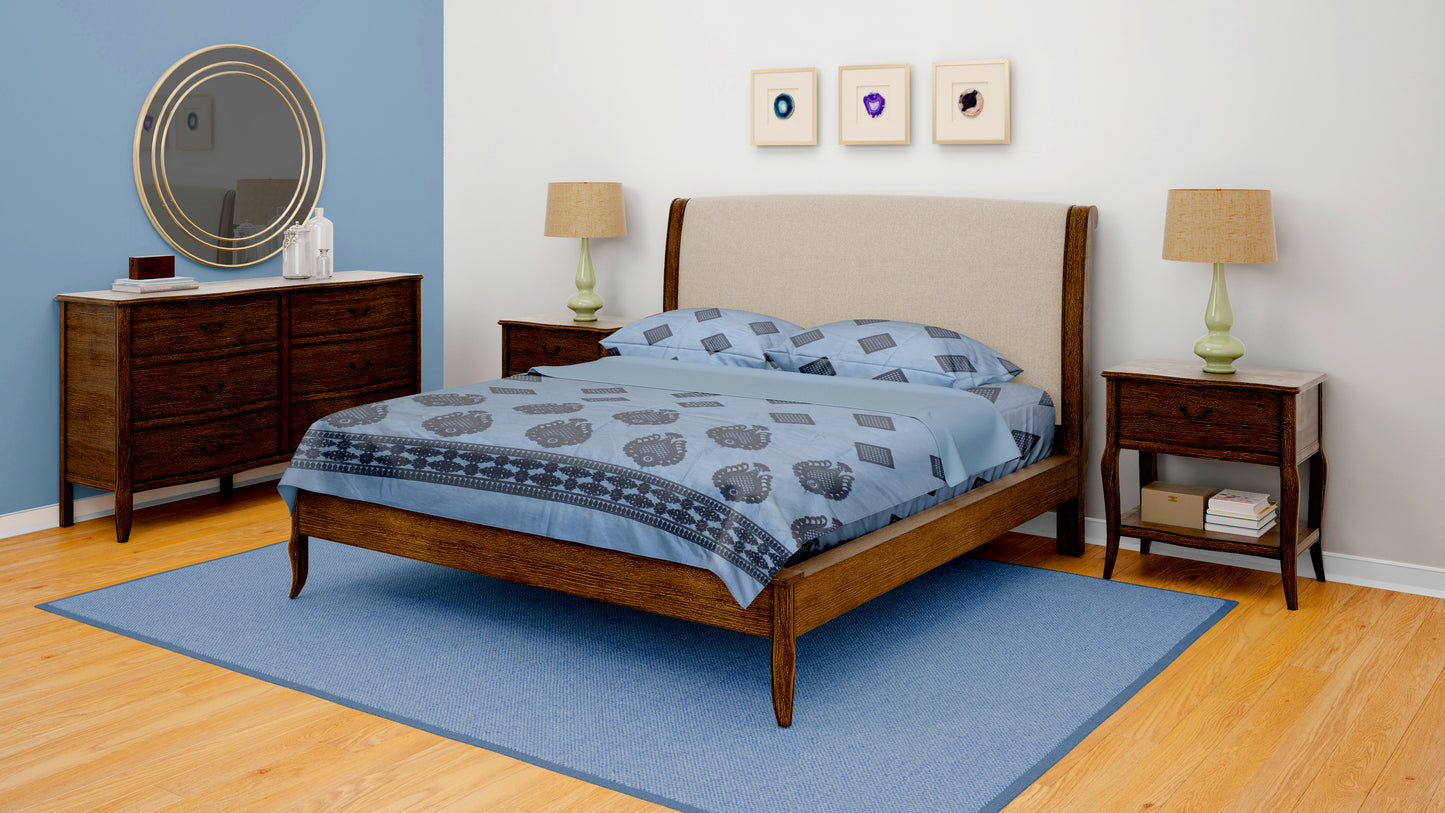 Cotton Embroidered Bedsheets - CEB04