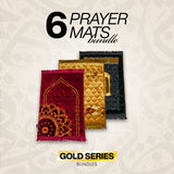 GOLD SERIES PRAYER MAT BUNDLE FRIENDS DEAL 6 PIECES