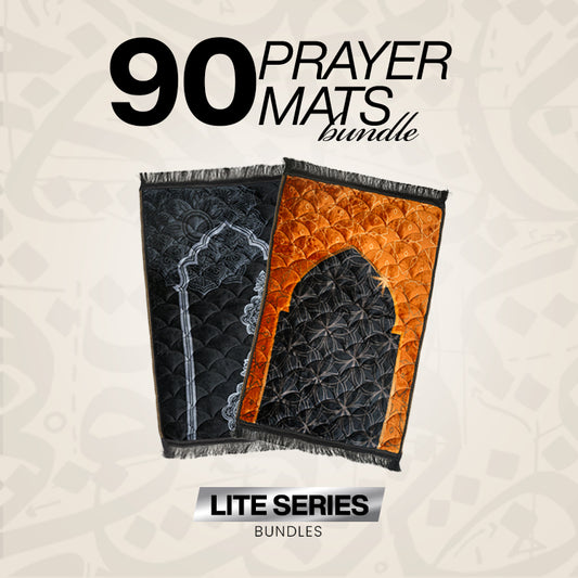 LITE SERIES PRAYER MAT BUNDLE FACTORY DEAL 90 PIECES
