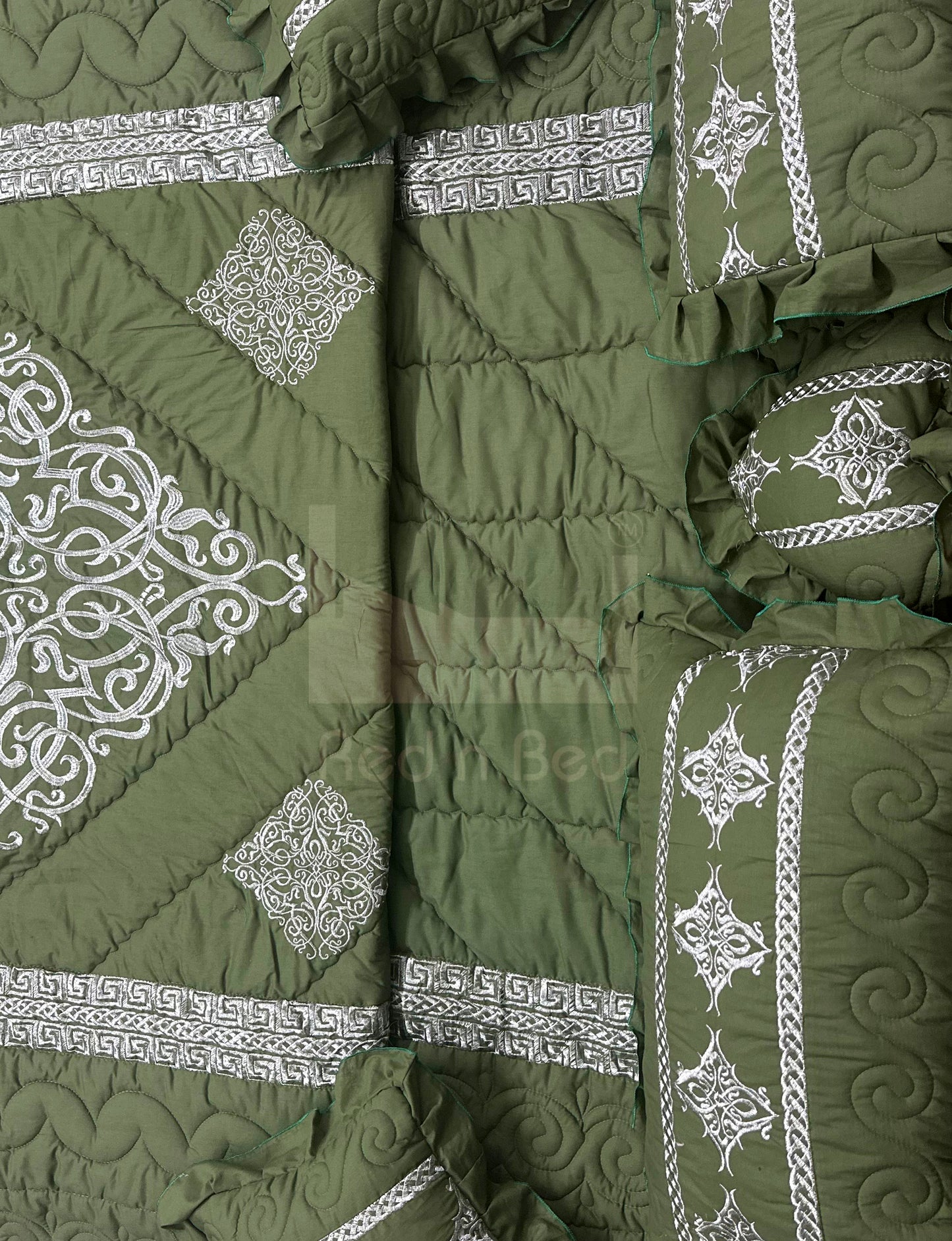 Cotton Motive Bunch Bridal Set (9 Pcs) - 011