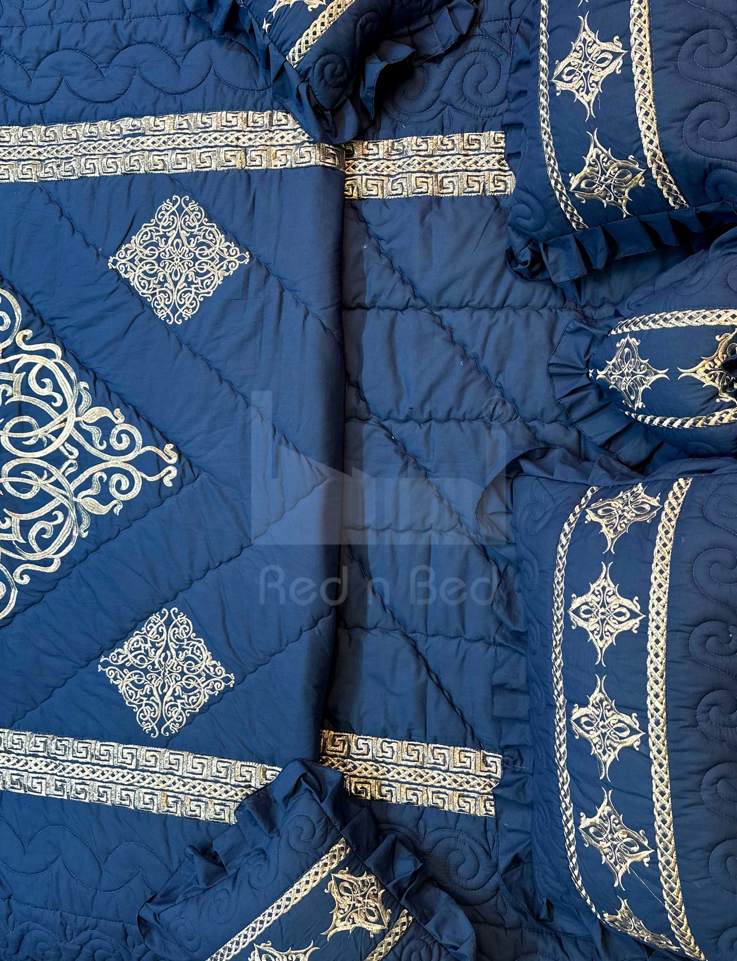 Cotton Motive Bunch Bridal Set (9 Pcs) - 001