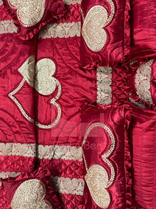 Gold Clock Designs - Red