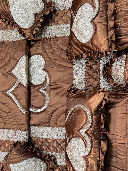 Gold Clock Designs - Dark Brown