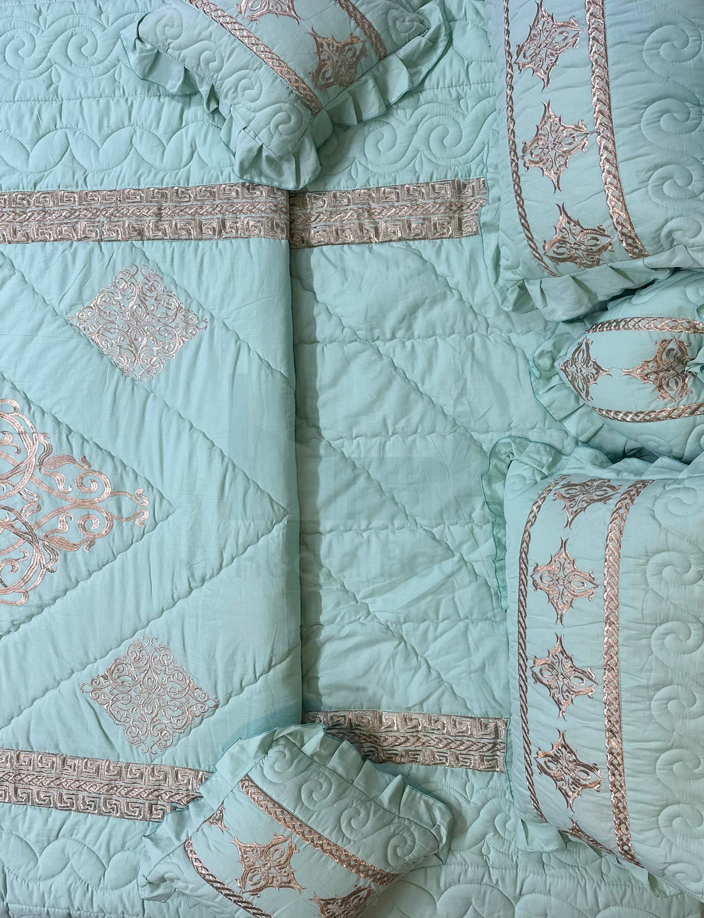 Cotton Motive Bunch Bridal Set (9 Pcs) - 003