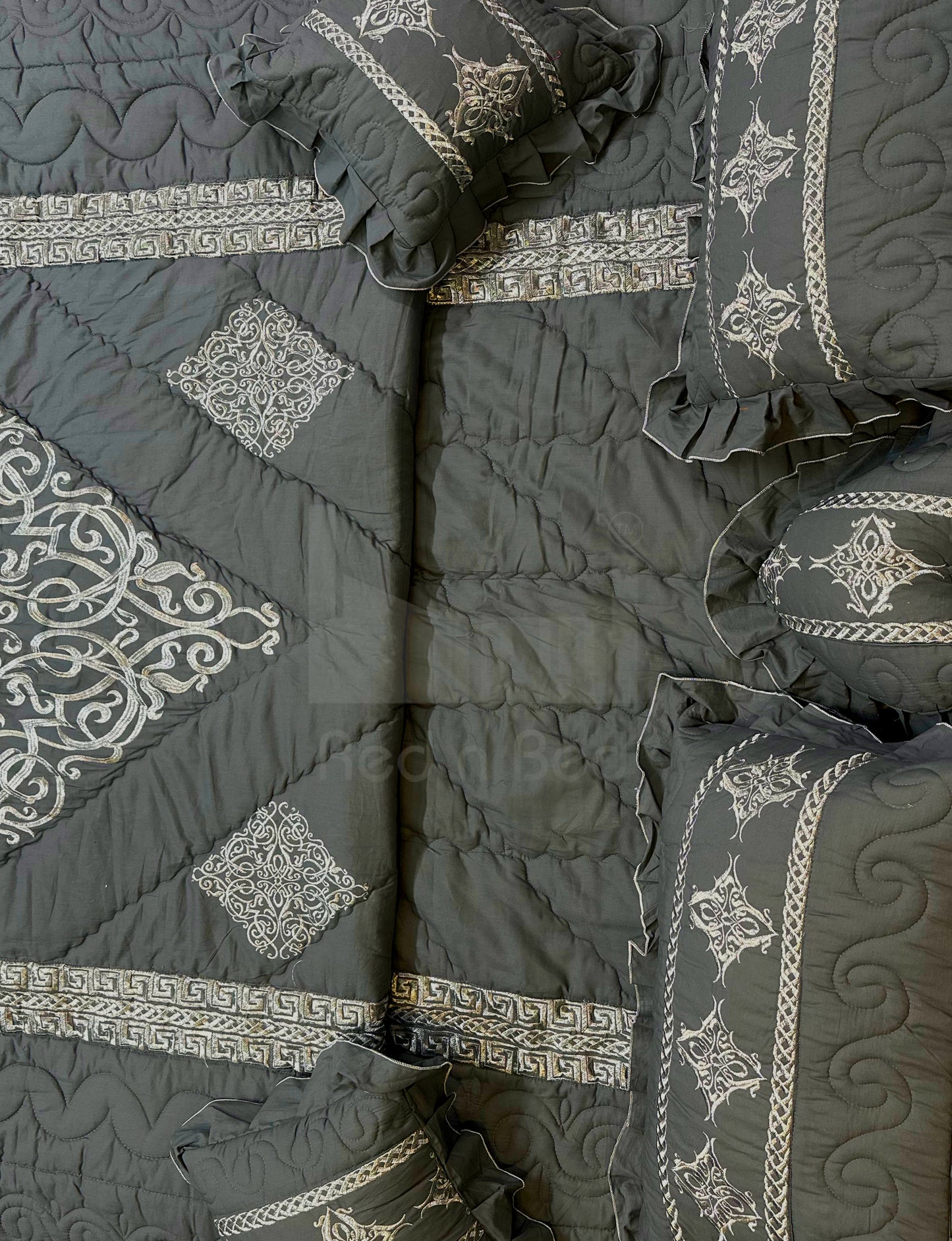 Cotton Motive Bunch Bridal Set (9 Pcs) - 004