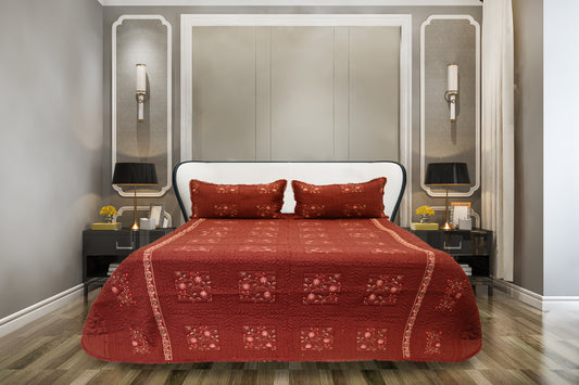 Cotton Satin Bedspread Sc 007