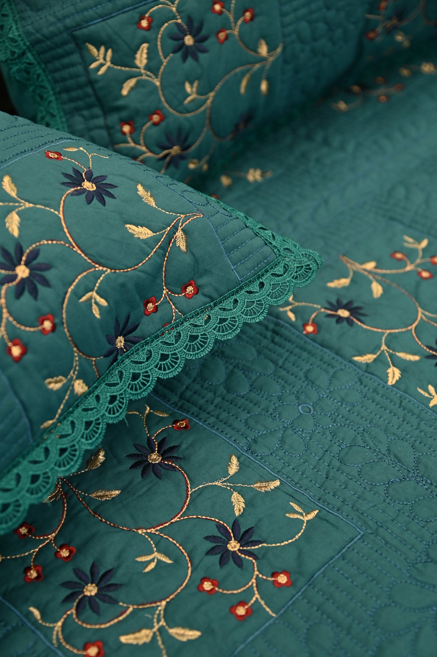 Cotton Satin Bedspread Sc 009