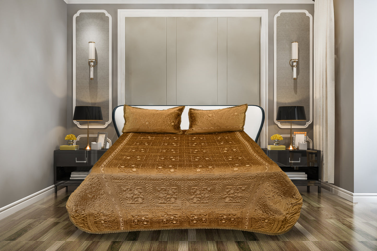 Velvet Bedspread 005