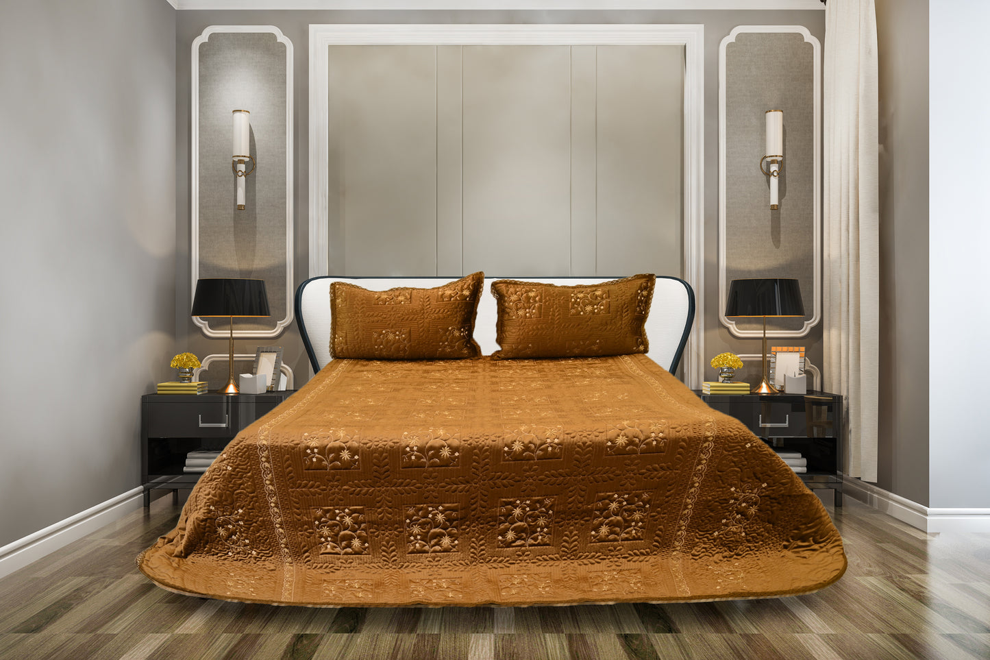 Velvet Bedspread 006