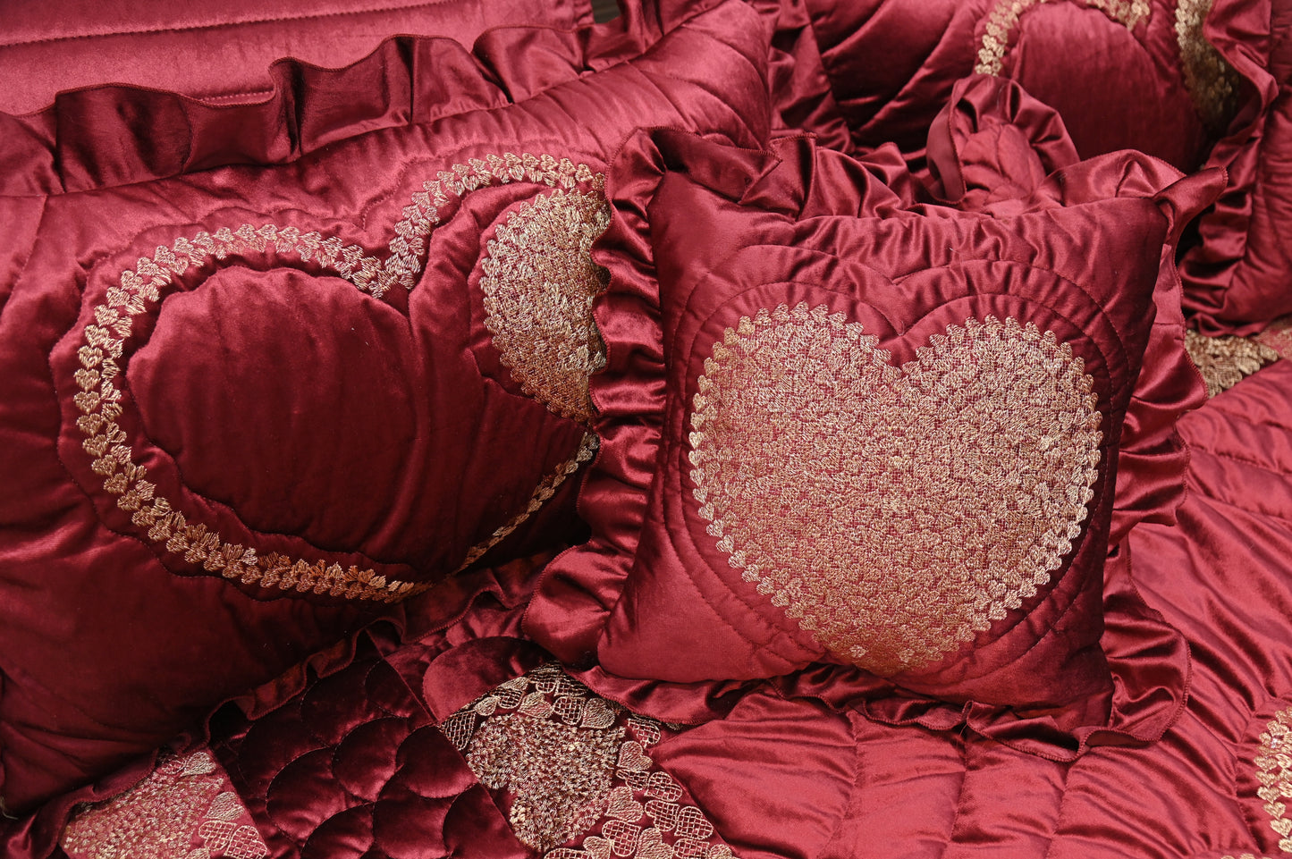 Malai Velvet Bridal Set 005