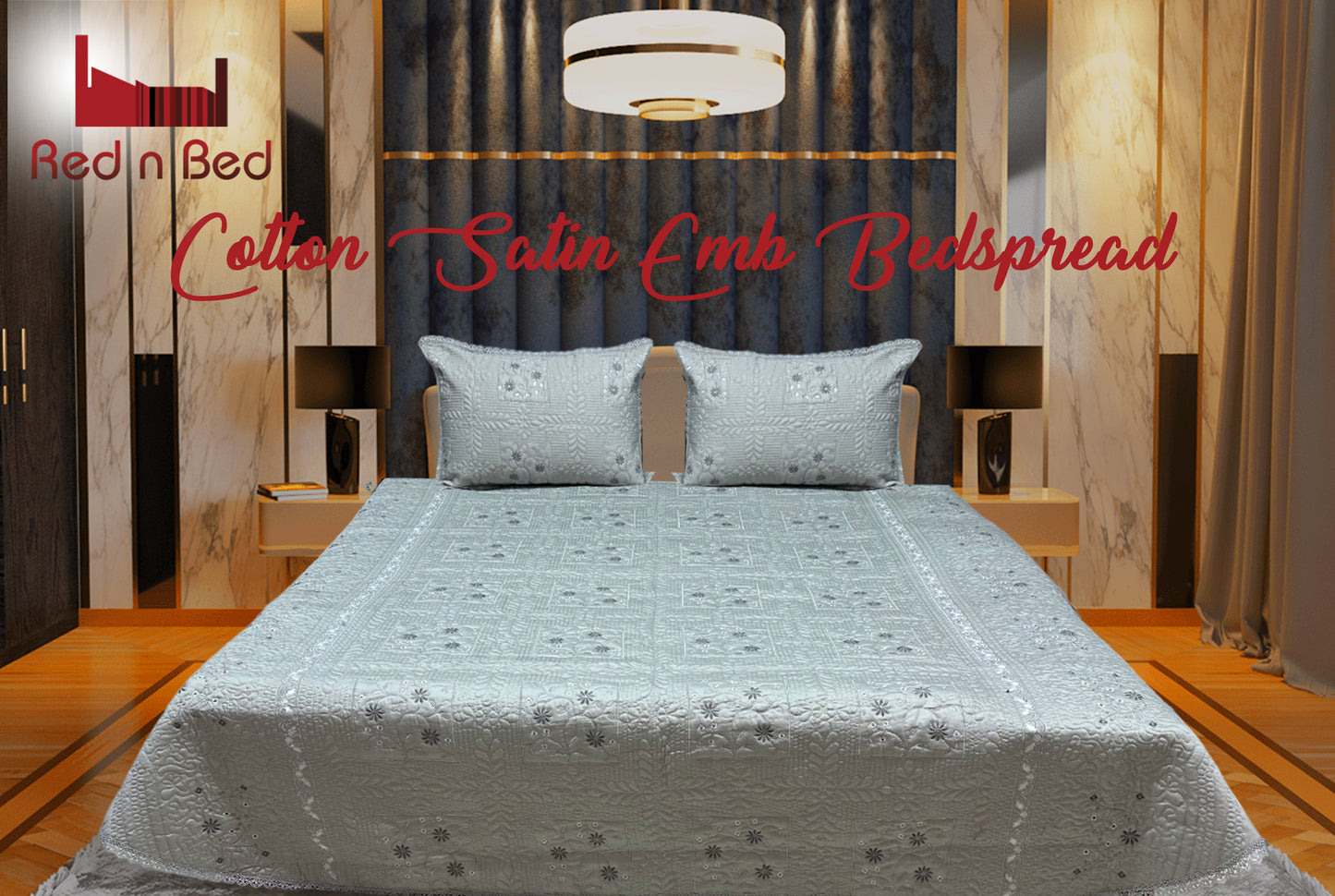 Cotton Satin Embroidered - CSE02