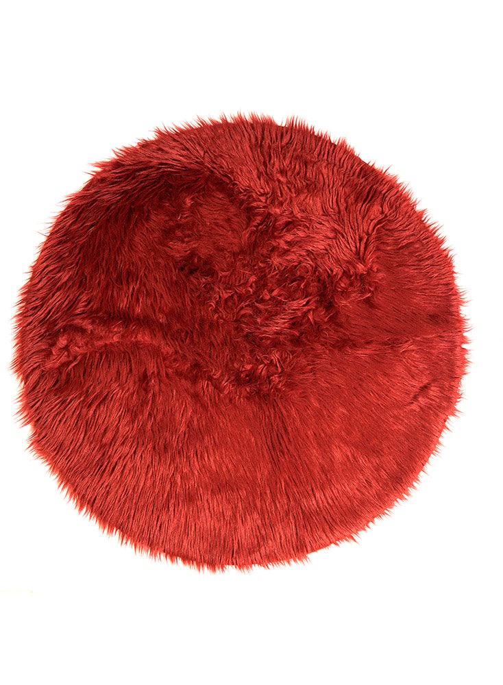 Mat Round Fur Mat