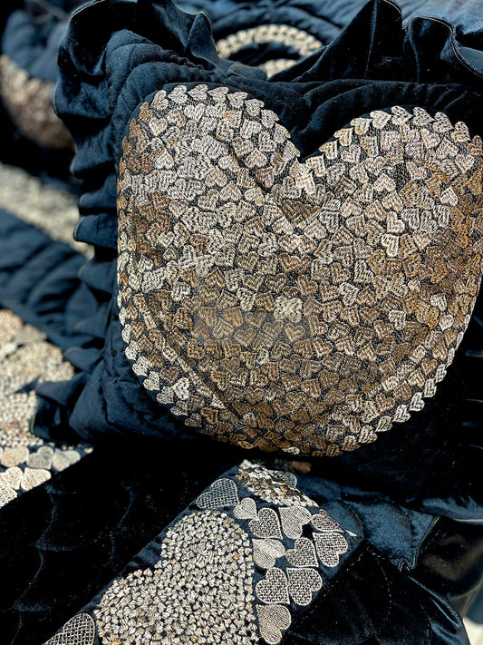Heart Black Color