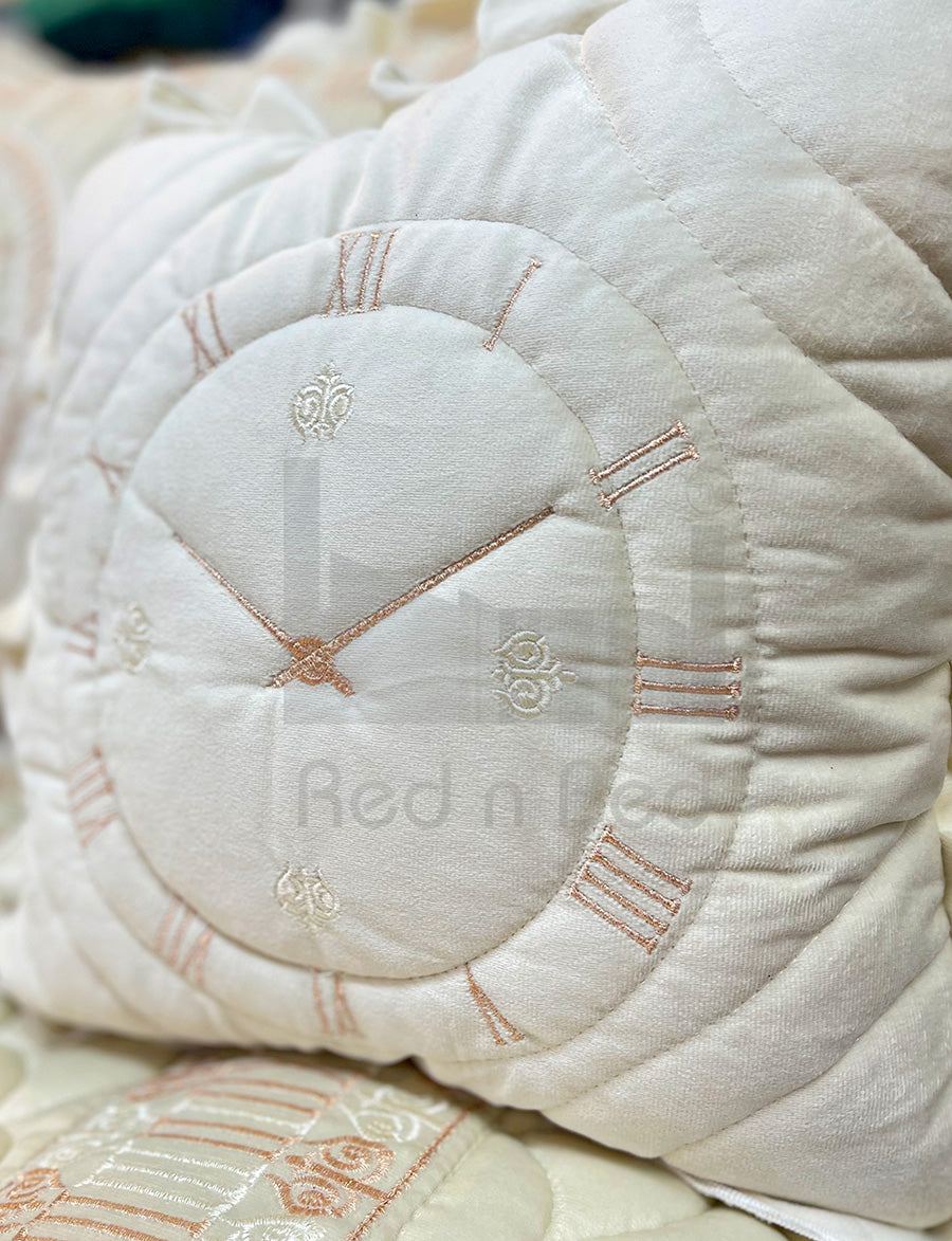 Clock Malai Velvet - Off White