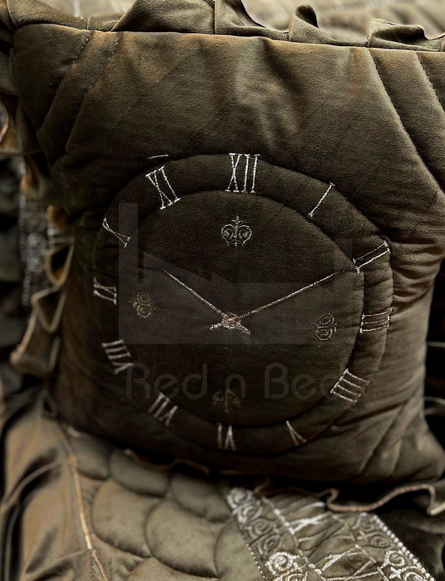 Clock Malai Velvet - Brown