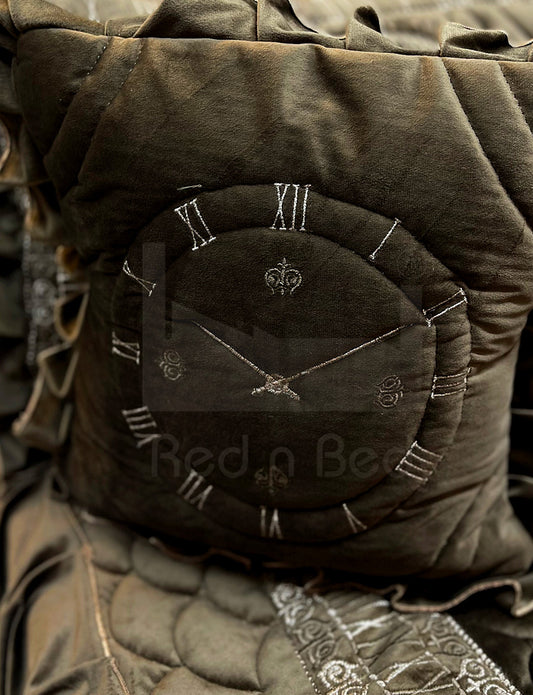 Clock Malai Velvet - Brown