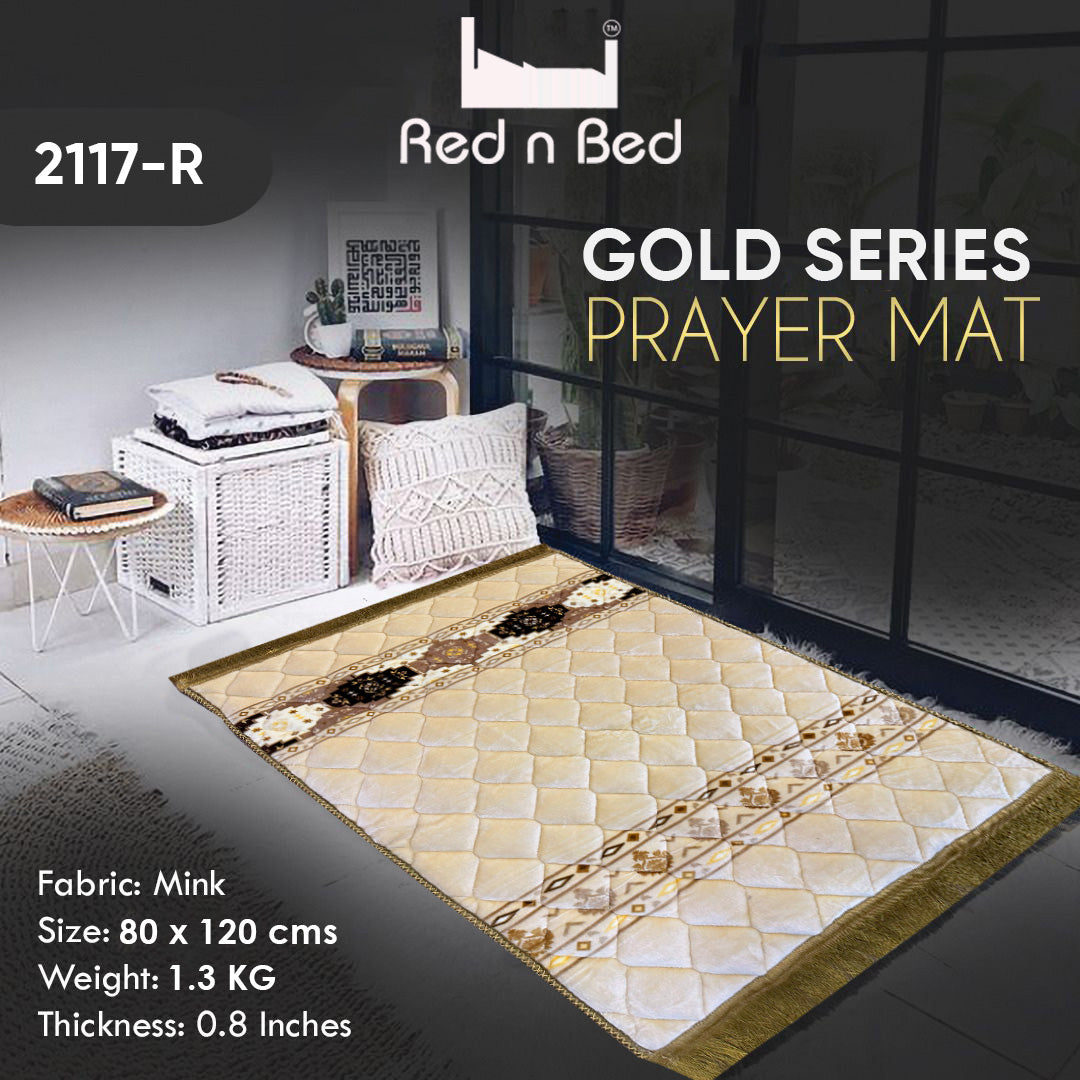 Gold Series Prayer Mat  2117-R - 15