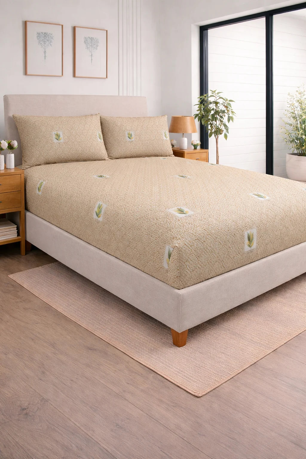 3D Beige Olive Royale - Double
