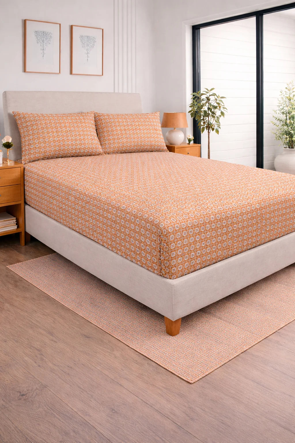 3D Pink Dune Pattern - King