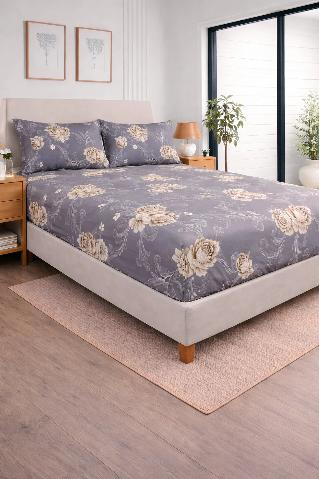3D Heritage Blossom Grey - King