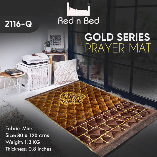 Gold Series Prayer Mat  2116-Q- 27