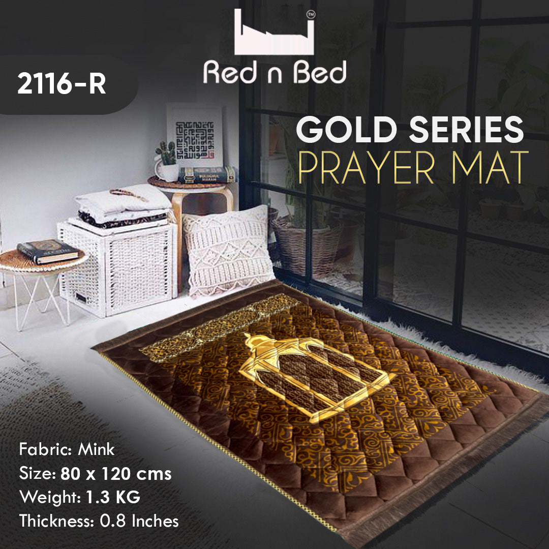 Gold Series Prayer Mat  2116-R- 28