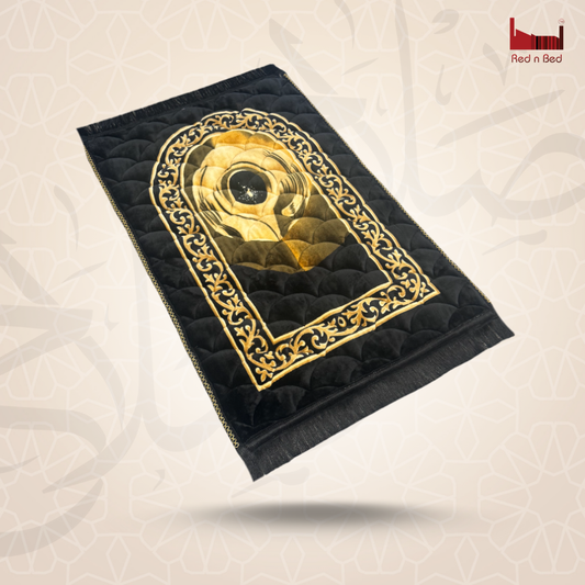 Lite Series Prayer Mat P4-B black hajr e aswad