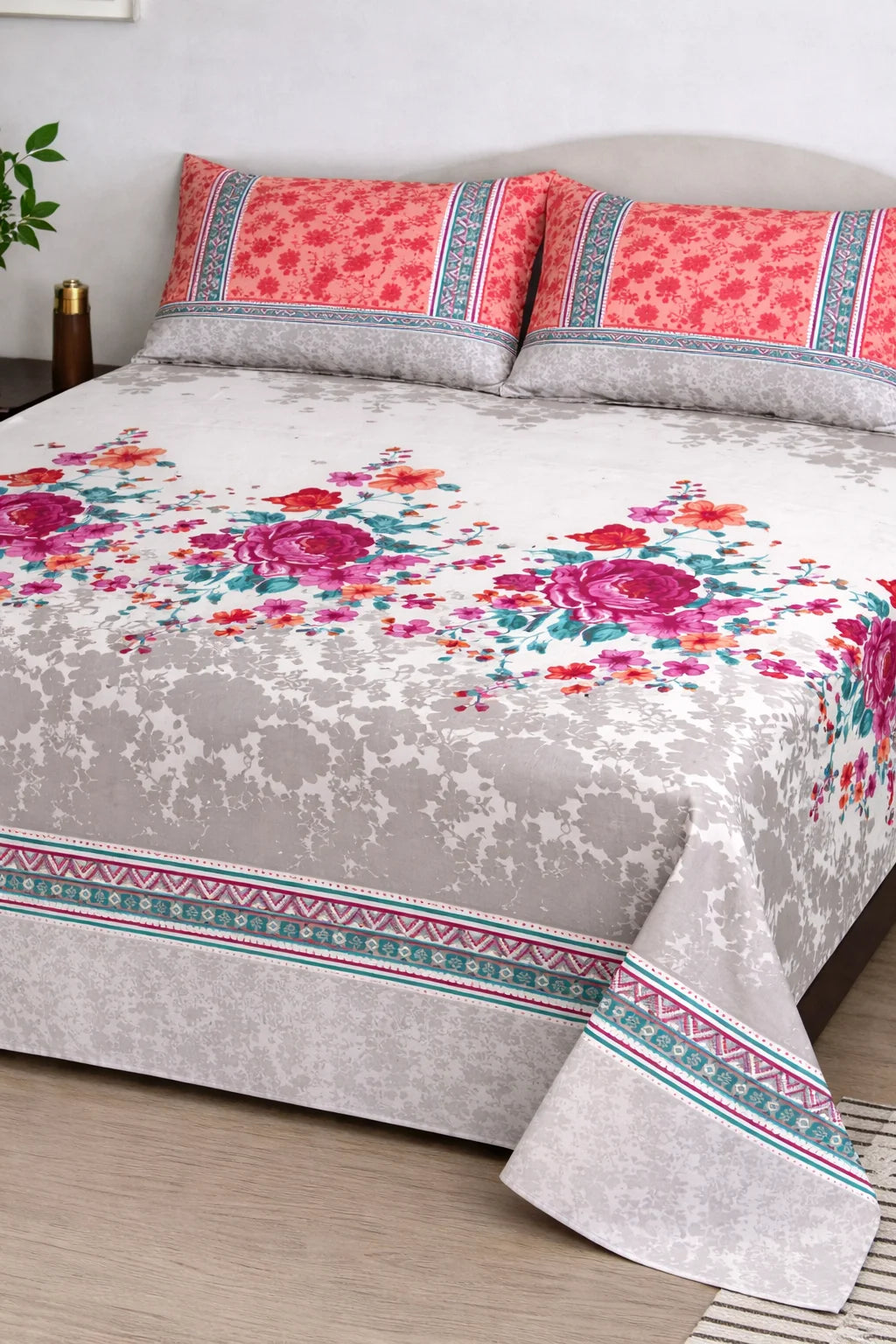 Pure Cotton Bedsheet 043 - King