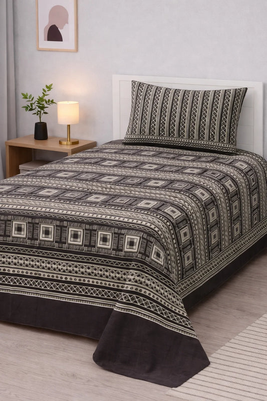 Pure Cotton Bedsheet 009 - Single