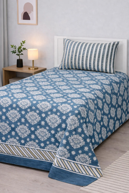 Pure Cotton Bedsheet 017 - Single
