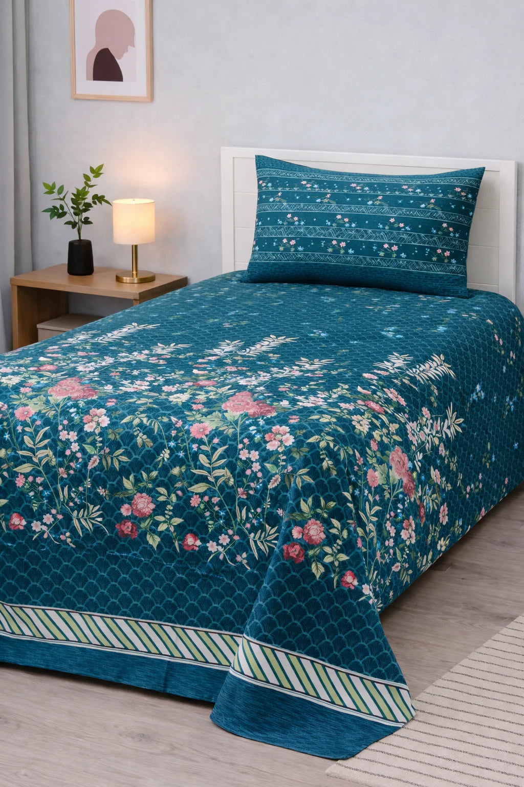 Pure Cotton Bedsheet 019 - Single