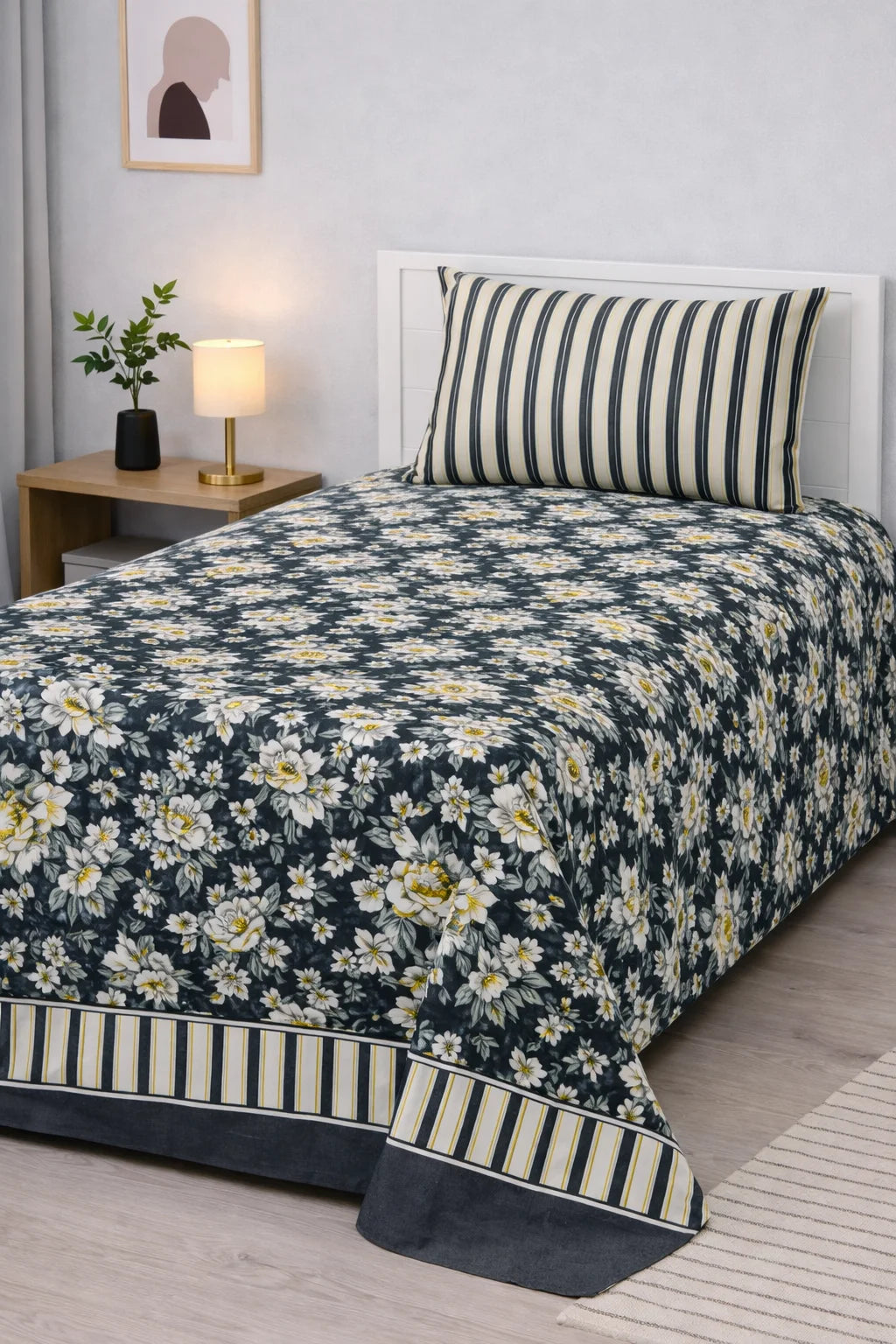 Pure Cotton Bedsheet 020 - Single