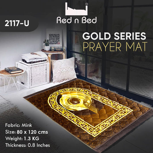 Gold Series Prayer Mat  2117-U - 05