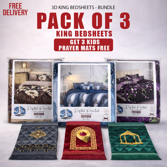 Buy 3 Bedsheets & Get 3 Kids Free
