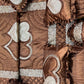 Gold Clock Designs - Dark Brown