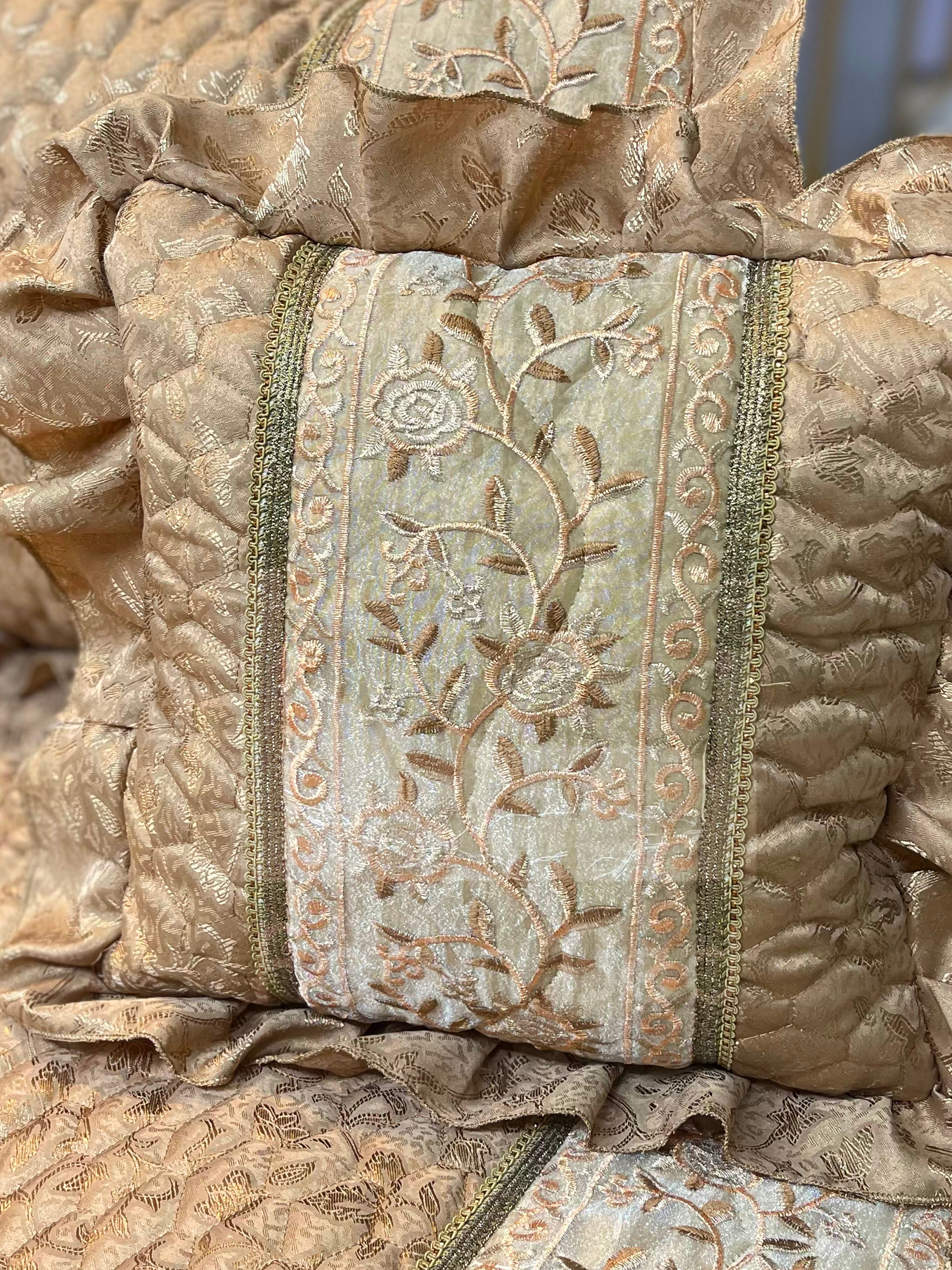 Jaqurad Tissue Embroidered Bridal Set - 013