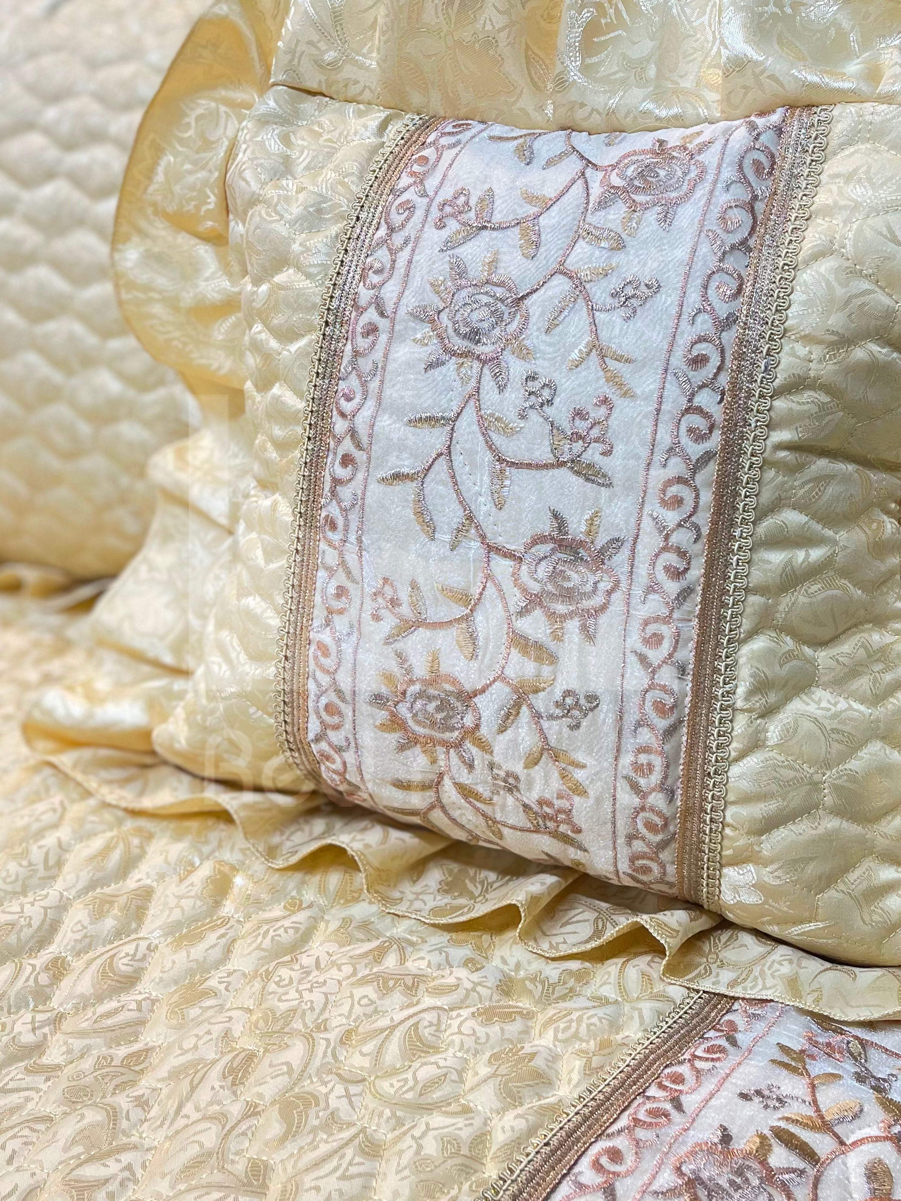 Jaqurad Tissue Embroidered Bridal Set - 014